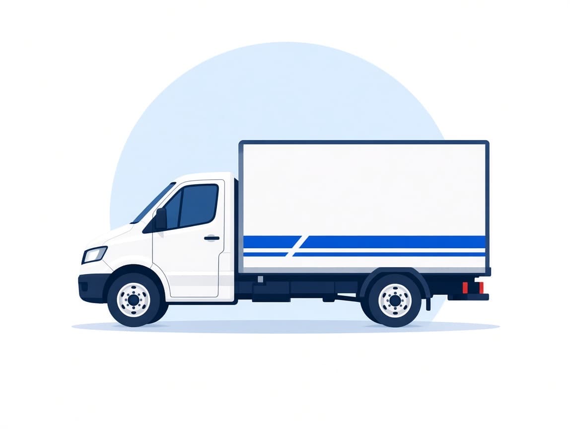 Illustration of a box truck